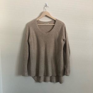 Madewell Oatmeal Lightweight Sweater